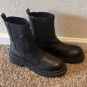 Black Dolce Vita Combat Boots Size 10